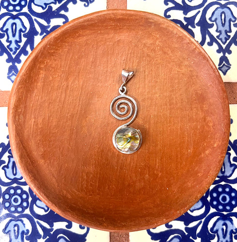 PENDANT - Abalone Spiral