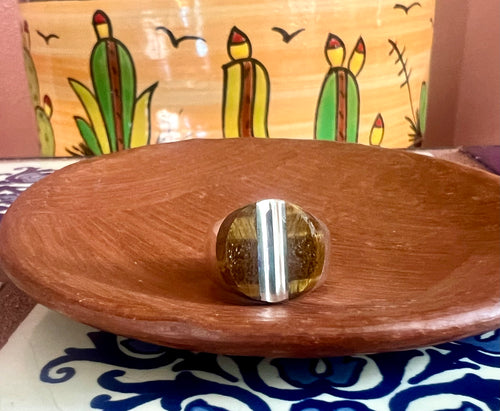 RING - Chunky Tigers Eye Ring