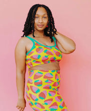 Load image into Gallery viewer, BRA - Longline Bra - Strictly Strawberry