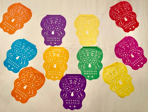 PAPEL PICADO - Sugar Skull Banner Large