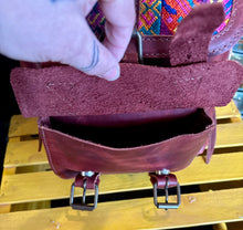 Load image into Gallery viewer, BACKPACK - Upcycled Huipil Leather Backpack