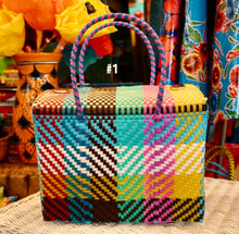 Load image into Gallery viewer, HANDBAG - Handwoven Plastic Handbag/Lonchera Medium