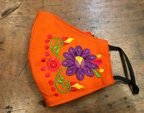 MASK - Embroidered Cotton Mask