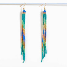 Load image into Gallery viewer, EARRINGS - Beaded Fringe Duster Earrings - 6 Colors