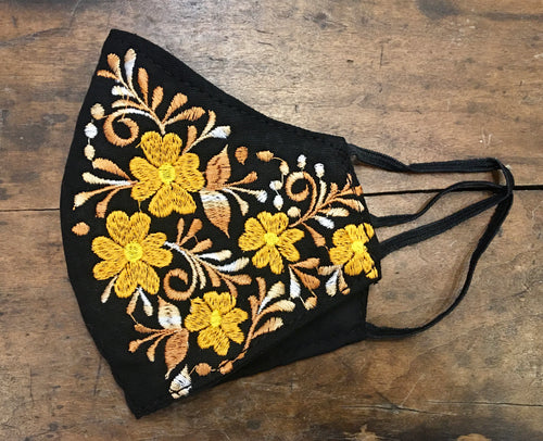MASK - Embroidered Cotton Mask