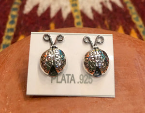 STUDS - Mexican Sterling Silver Ladybug