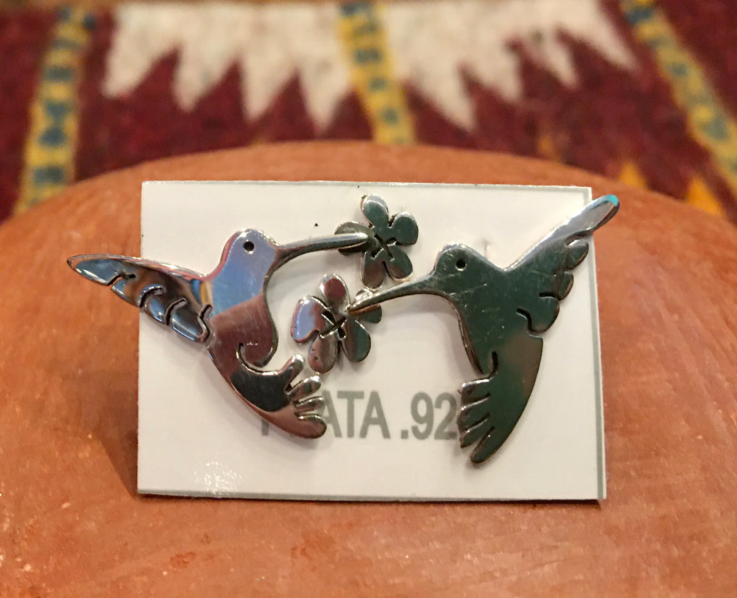 STUDS - Mexican Sterling Silver Hummingbird