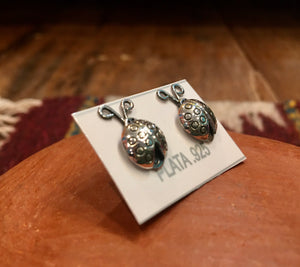 STUDS - Mexican Sterling Silver Ladybug