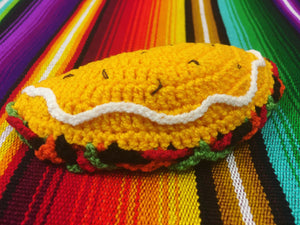 KNIT RATTLE- Taco Rattle