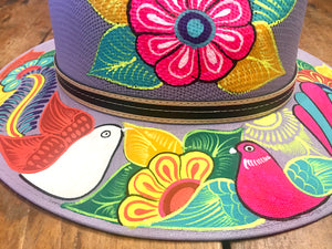 HAT- Hand Painted Panama Hat