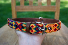 Load image into Gallery viewer, EXTRA LARGE DOG COLLAR - Macrame/Leather Dog Collar