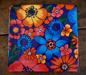 TABLECLOTH - 48" x 48" Oilcloth Tablecloth - London Purple