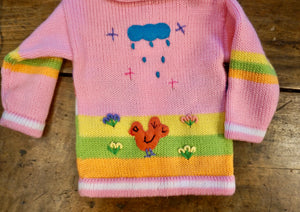 KIDS SWEATER - Arpillera Full Zip Hoodie Sweater - Size 0