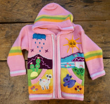 Load image into Gallery viewer, KIDS SWEATER - Arpillera Full Zip Hoodie Sweater - Size 2
