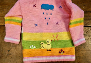 KIDS SWEATER - Arpillera Full Zip Hoodie Sweater - Size 2