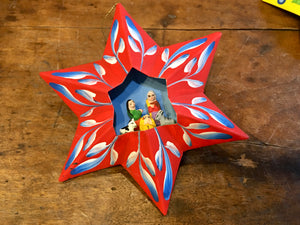 ORNAMENT - Paper Star Nativity Ornament