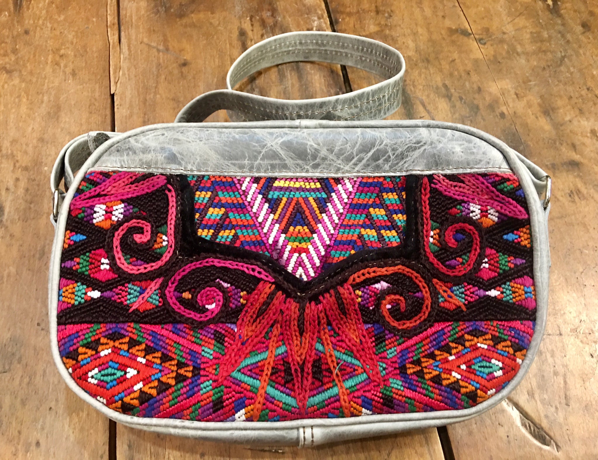 Handmade Artisan Huipil Bucket Bag – Intertwined: Handmade for Good