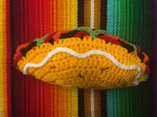 Load image into Gallery viewer, KNIT RATTLE- Taco Rattle