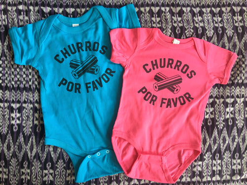 ONESIE- Churros Por Favor Onsie 6 & 12 Months