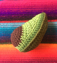 Load image into Gallery viewer, KNIT RATTLE- Avocado Rattle