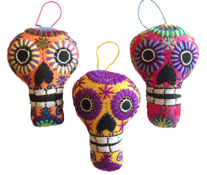 DAY OF THE DEAD - Hand Embroidered Calavera